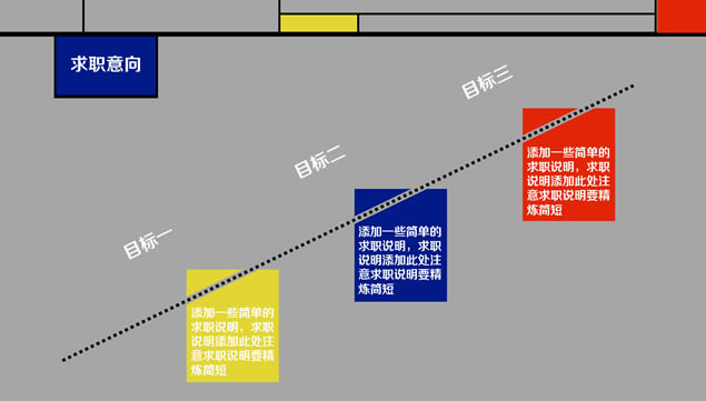 蒙德里安格子画风格个人简历ppt模板,主题模板 - 本站