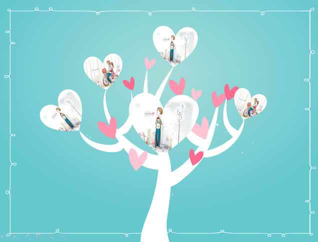 Happy Valentine&#039;s Day˽ڴ׶̬ؿpptģ,ģ