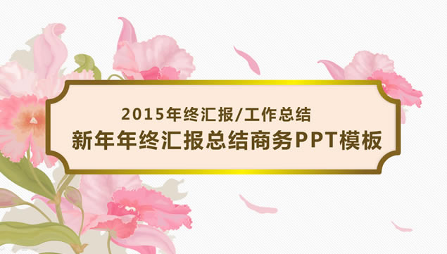 й⡪2015ջ㱨ܽpptģ